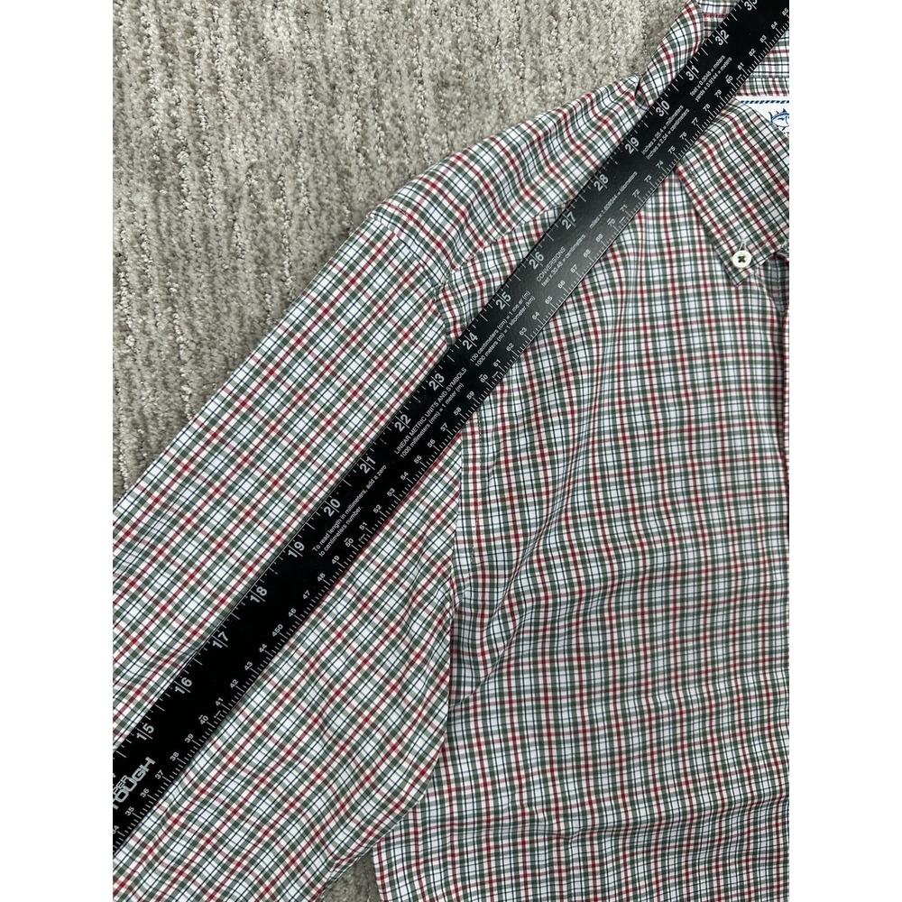 Southern Tide Shirt Mens Small Green Plaid Intercoastal Button Down Long Sleeve - Picture 11 of 12